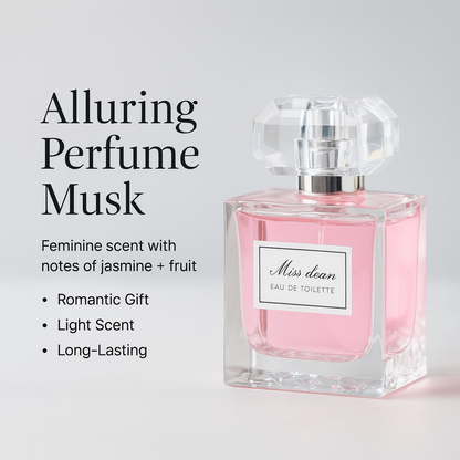 Brand Perfume Musk Women Perfume Spray Flirting Pheromone Long Lasting Jasmine Fruity Light Fragrance Seductive Romance Gift